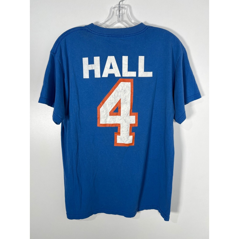 Edmonton Oilers Taylor Hall Blue Graphic T-Shirt NHL Hockey Fan Gear Size M/L